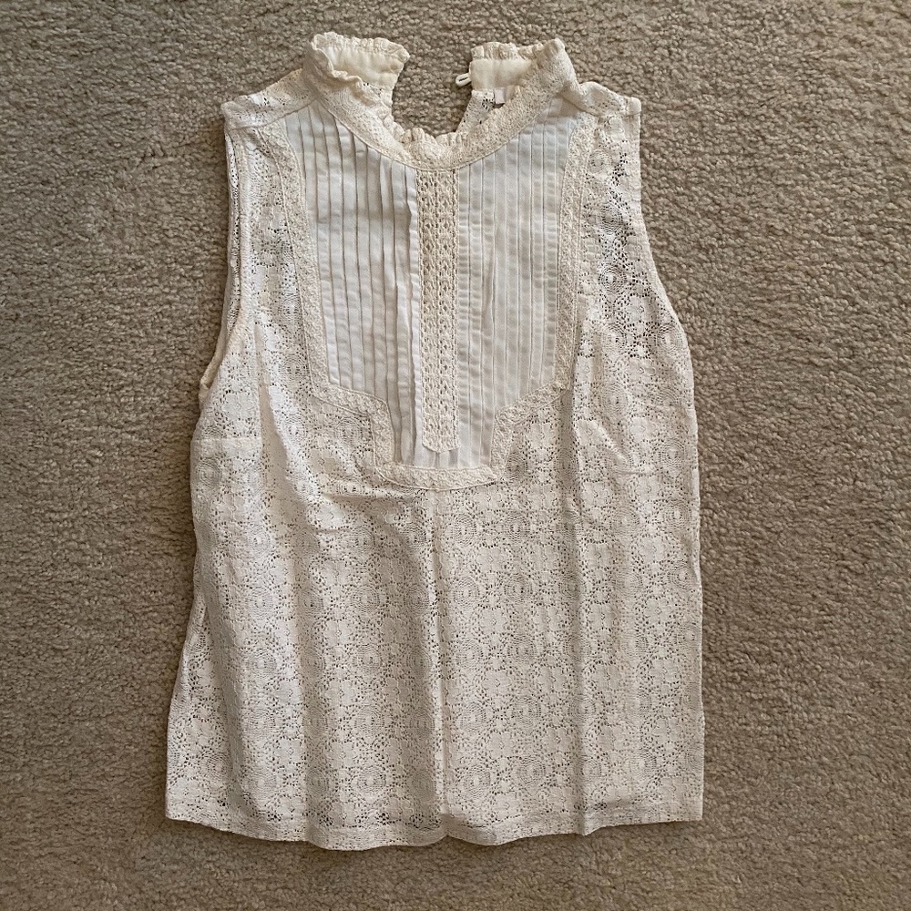 Lace Short Sleeve Top